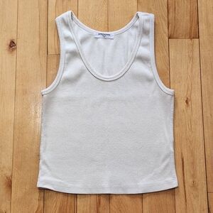Perfectwhitetee Blondie Ribbed Tank - M